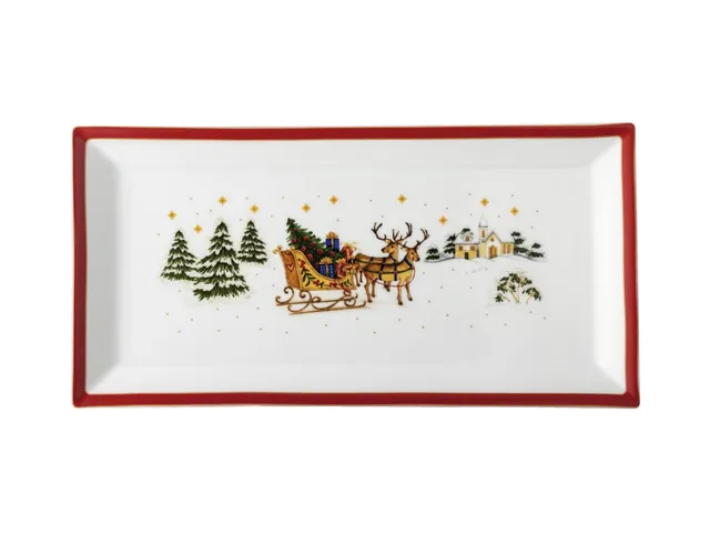 hutschenreuther-happy-wintertime-platte-eckig-36-x-18-cm image 1