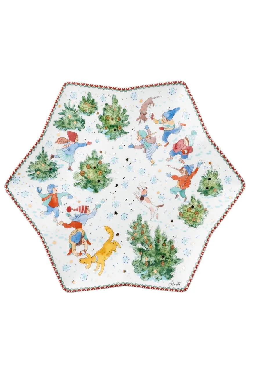 hutschenreuther-sammelkollektion-2025-weihnachtsspiele-sternschale-33-6-cm-rot-b image 1