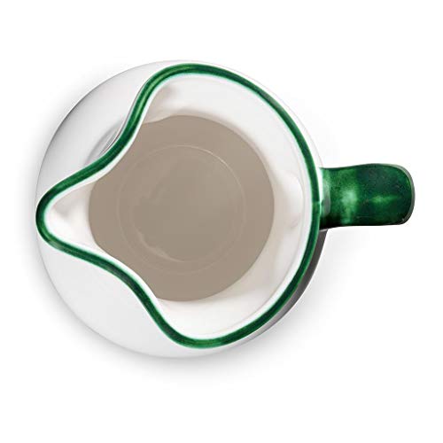 gmundner-keramik-krug-wiener-form-1-5-liter-gr-ner-rand-handgemacht-in-sterreich image 6