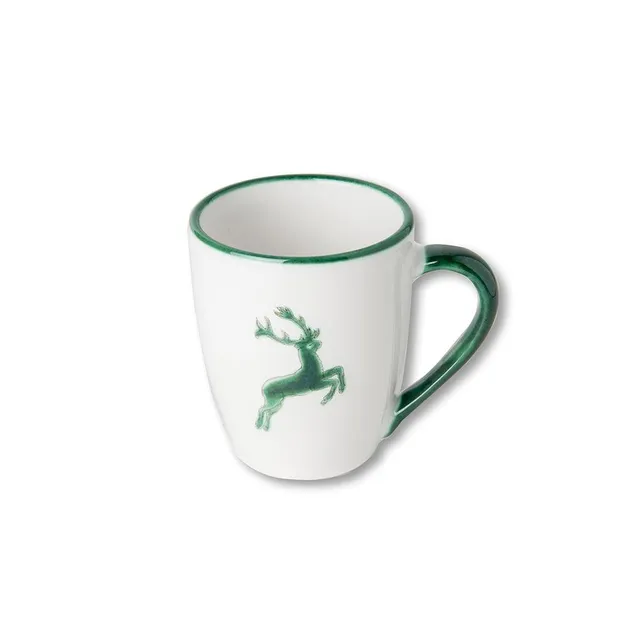 gmundner-keramik-fr-hst-cksbecher-moritz-0-2-liter-gr-ner-hirsch-handgemacht-in- image 1