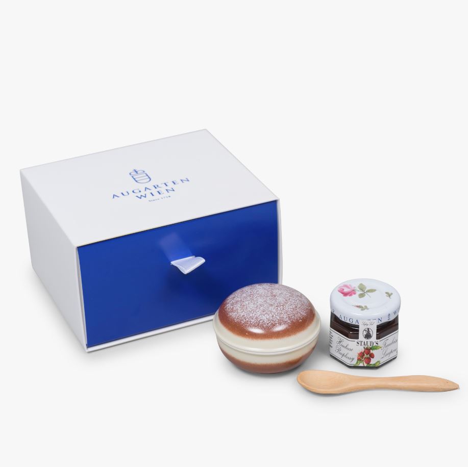 augarten-geschenkset-krapfen-wiener-porzellan-geschenkset-zum-fasching image 1