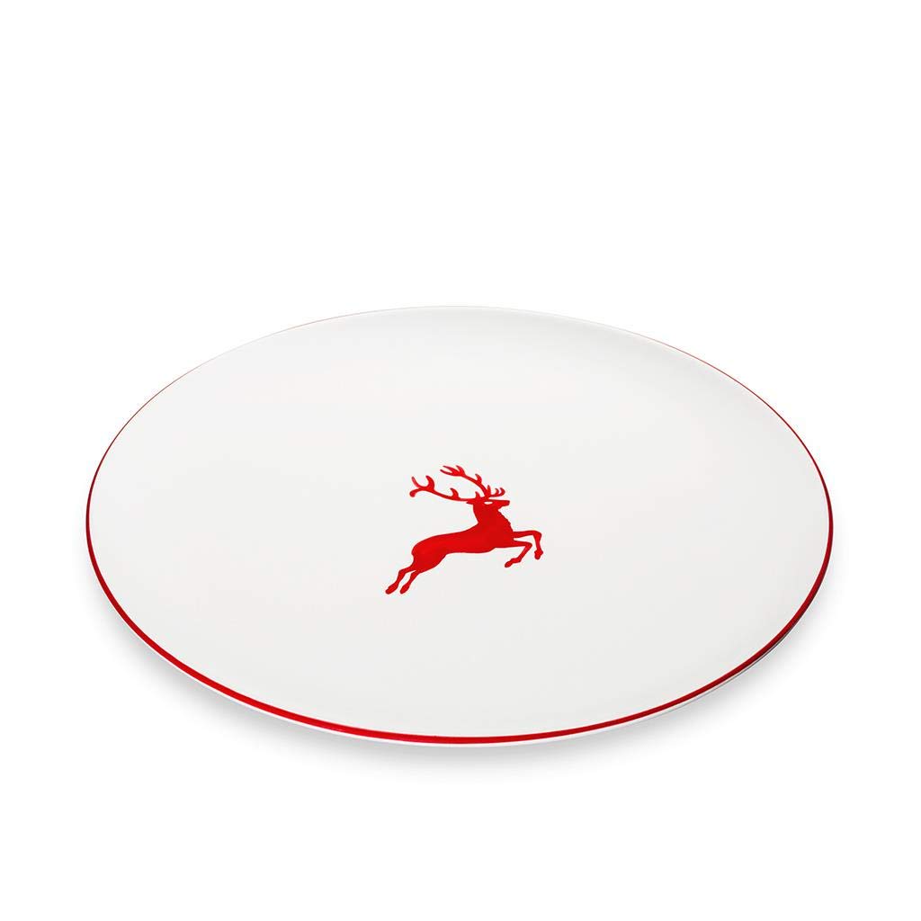 gmundner-keramik-platzteller-32-cm-bordeauxroter-hirsch-handgemachte-keramik-aus image 5