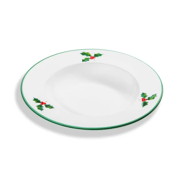 gmundner-keramik-winterbeere-suppenteller-gourmet-24-cm-handgemacht-in-sterreich image 1