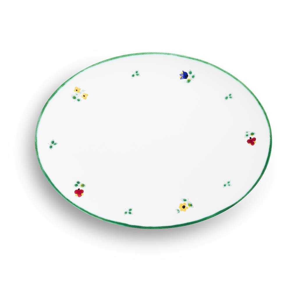 gmundner-keramik-platte-oval-streublumen-28-x-21-cm-handgemacht-in-sterreich image 2