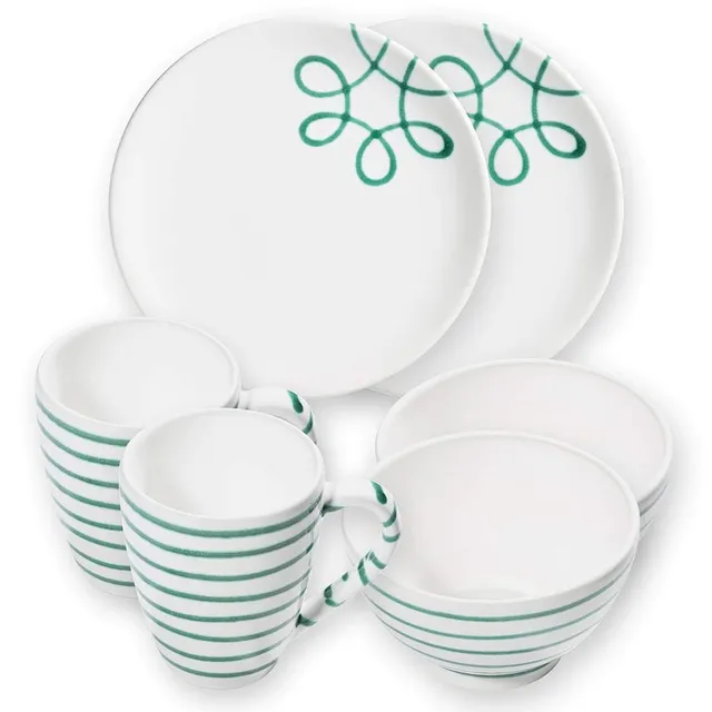 gmundner-keramik-h-ttenfr-hst-ck-cup-f-r-2-geschirrset-6-teilig-pur-geflammt-gr- image 1