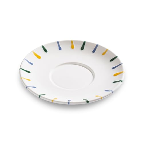 gmundner-keramik-buntgeflammt-unterteller-teetasse-maxima-18-cm image 3