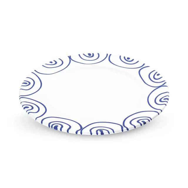 gmundner-keramik-dunkelblaugeflammt-speiseteller-gourmet-27cm-handgemacht-in-ste image 1