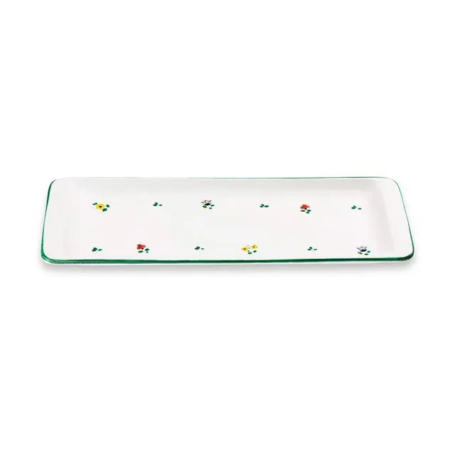gmundner-keramik-stollenplatte-streublume-42-x-16-x-2-5-cm-handgemacht-in-sterre image 1