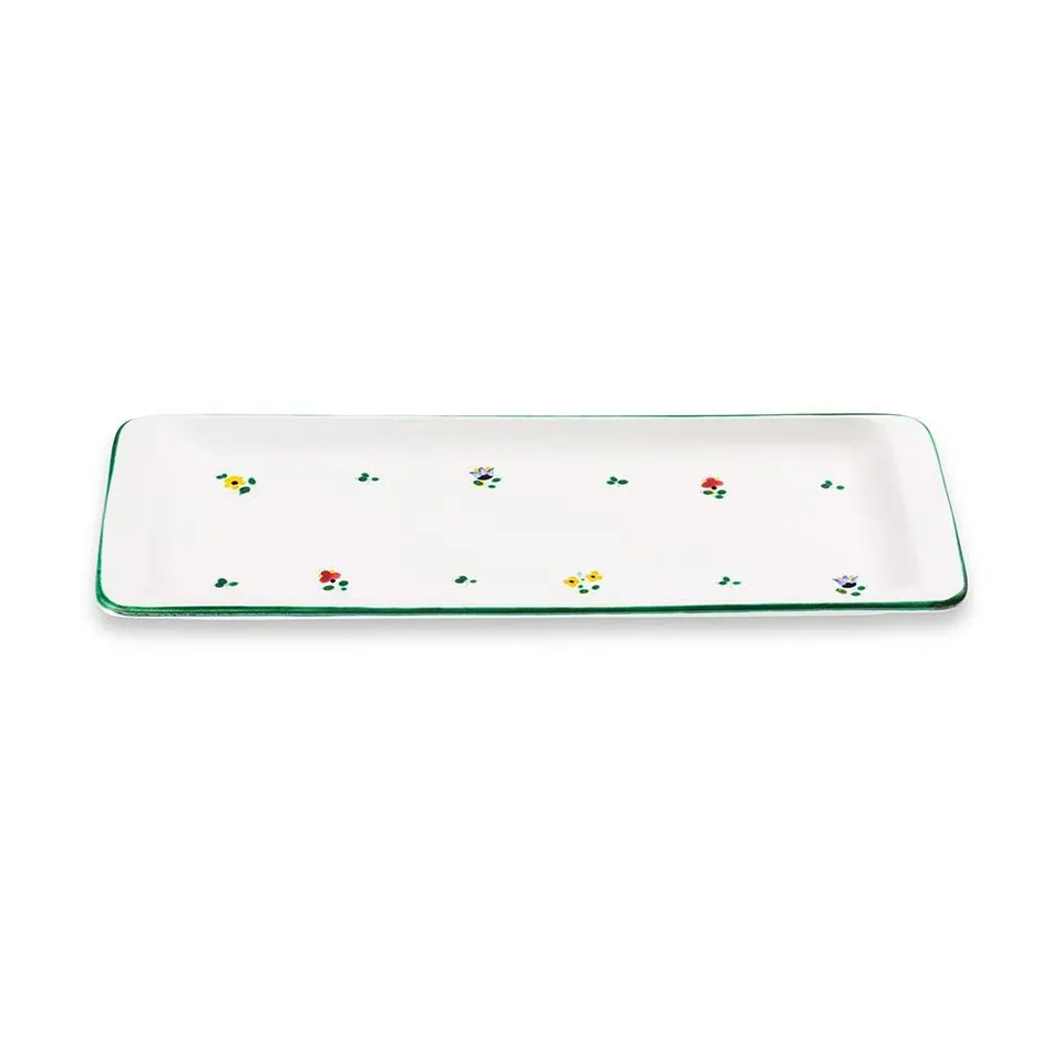 gmundner-keramik-stollenplatte-streublume-42-x-16-x-2-5-cm-handgemacht-in-sterre image 1