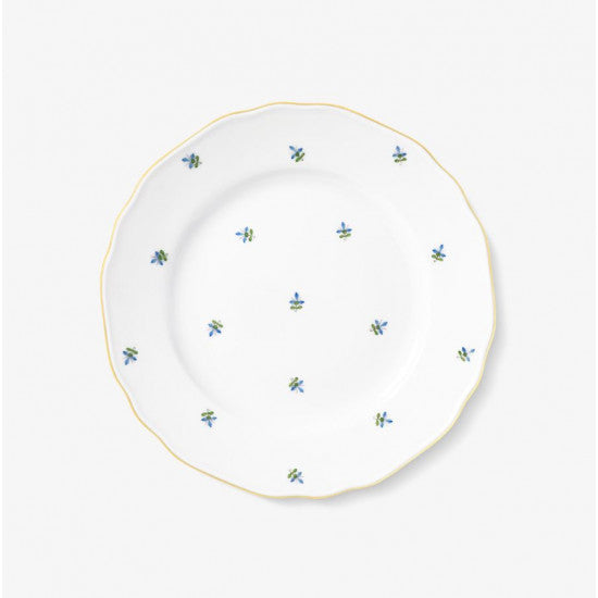 augarten-dessertteller-mozart-20-cm-wiener-porzellan-mit-kornblumendekor image 1