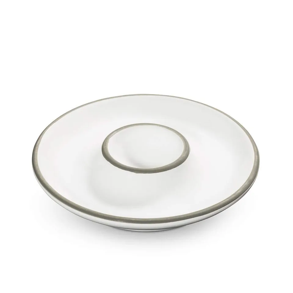 gmundner-keramik-eierbecher-glatt-12-cm-grauer-rand-handgemacht-in-sterreich image 1