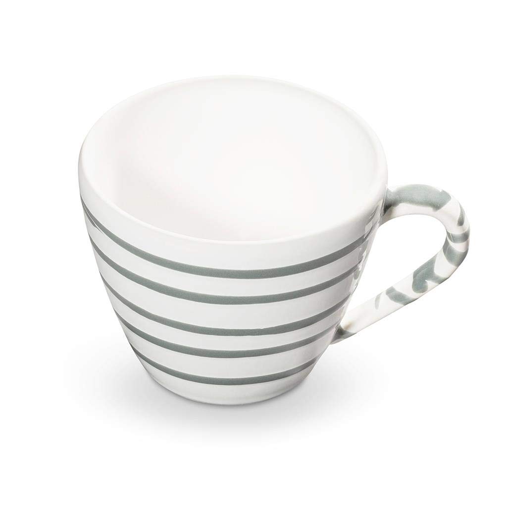 gmundner-keramik-cappuccinotasse-gourmet-0-16-liter-graugeflammt-handgemacht-in- image 1