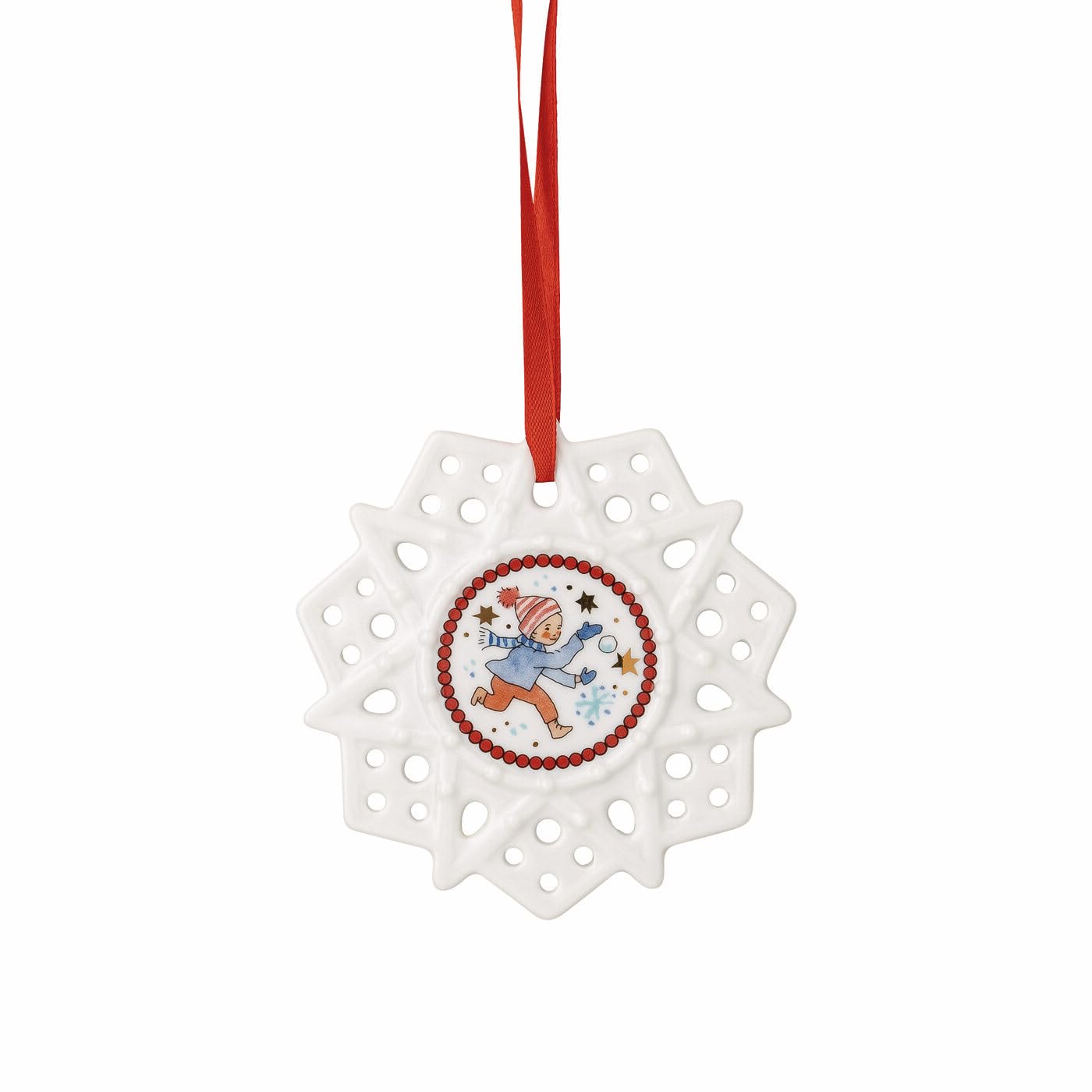 hutschenreuther-sammelkollektion-2025-weihnachtsspiele-schmuckstern-junge-7-5-cm image 1